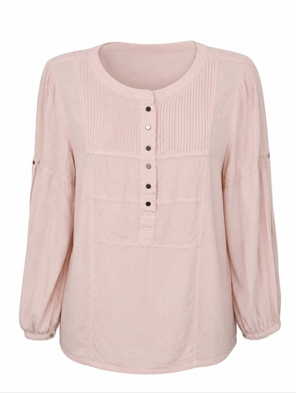 Sundance Pink Pintuck Pleated Shirt Size M Boho Festival Cottagecore